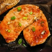 Pork Chops in a Garlic and Ginger Sauce