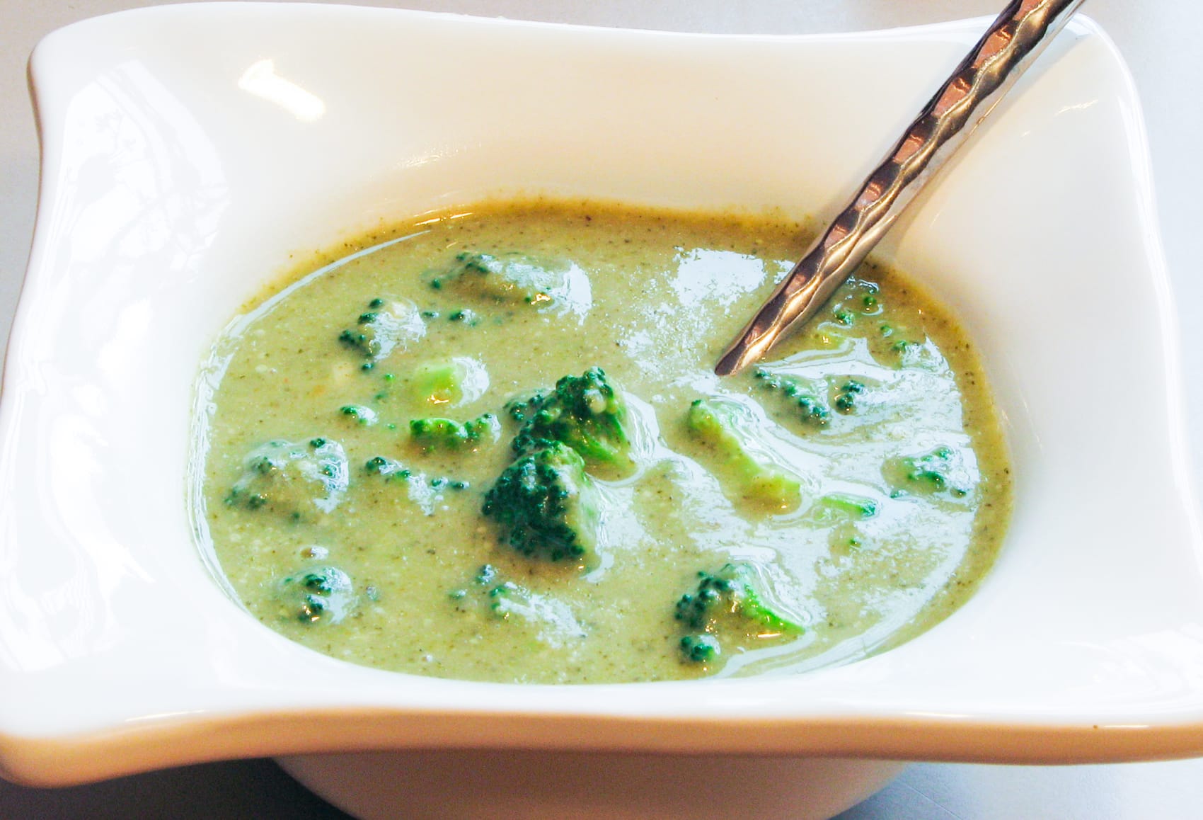 Cream of Broccoli and Parmesan Soup