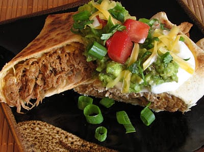 Shredded Beef Chimichangas