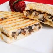 Caramelized Portobello and Onion Panini with Chaumes