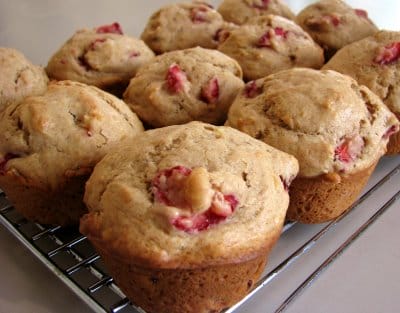 Strawberry and Banana Muffins