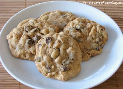 Chocolate Chip and Peanut Butter Chip Cookies