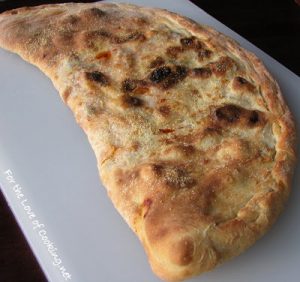 Mushroom, Pineapple and Basil Calzone