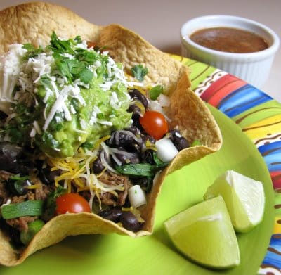 Shredded Beef Taco Salad