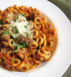 Spaghetti-O’s with Turkey Meatballs