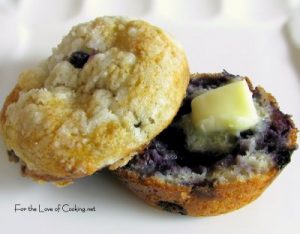 Blueberry Surprise Muffins with Streusal Topping