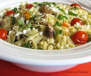 Orzo with Roasted Vegetables