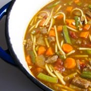 Vegetable Beef Noodle Soup