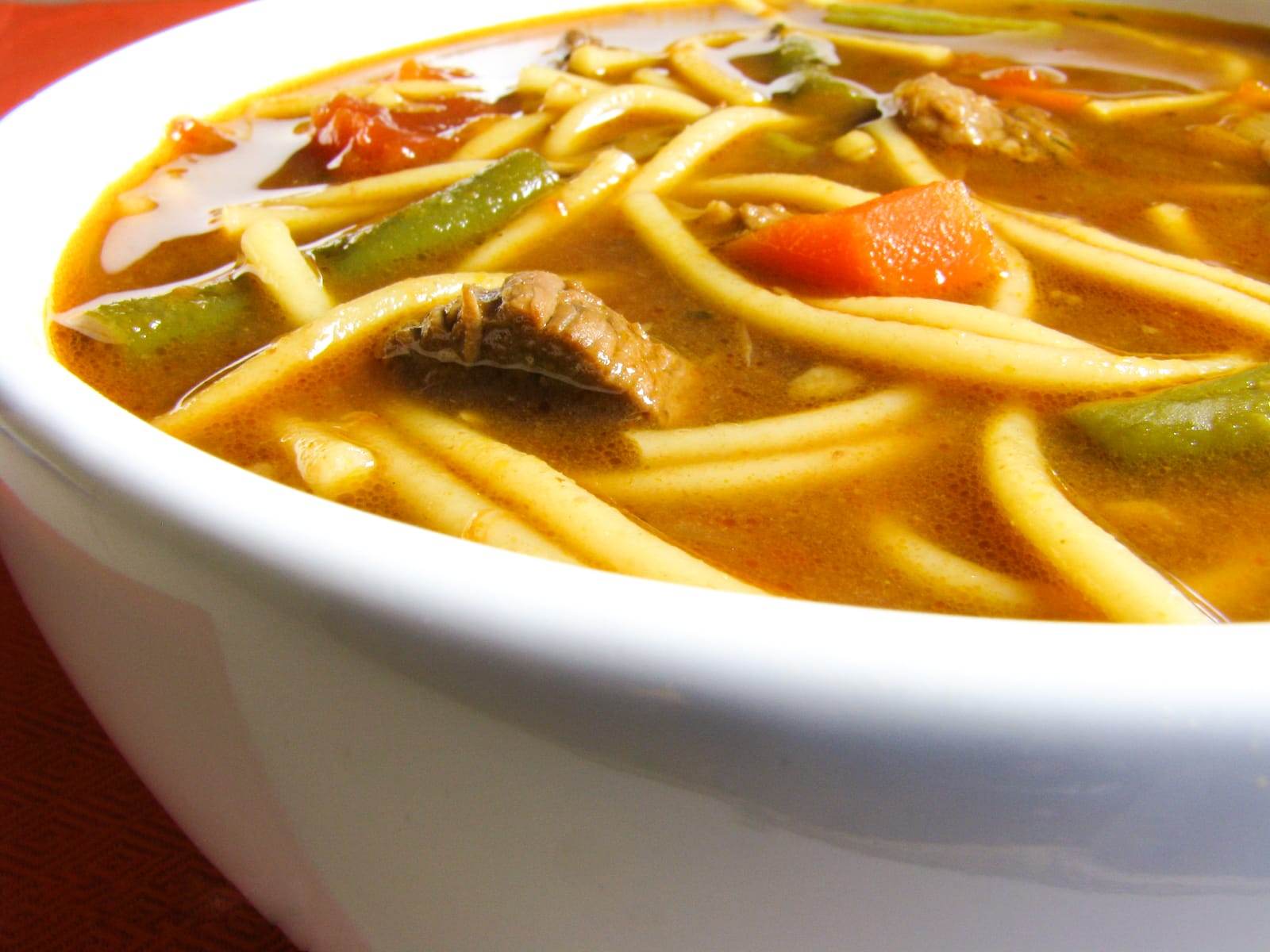 Vegetable Beef Noodle Soup