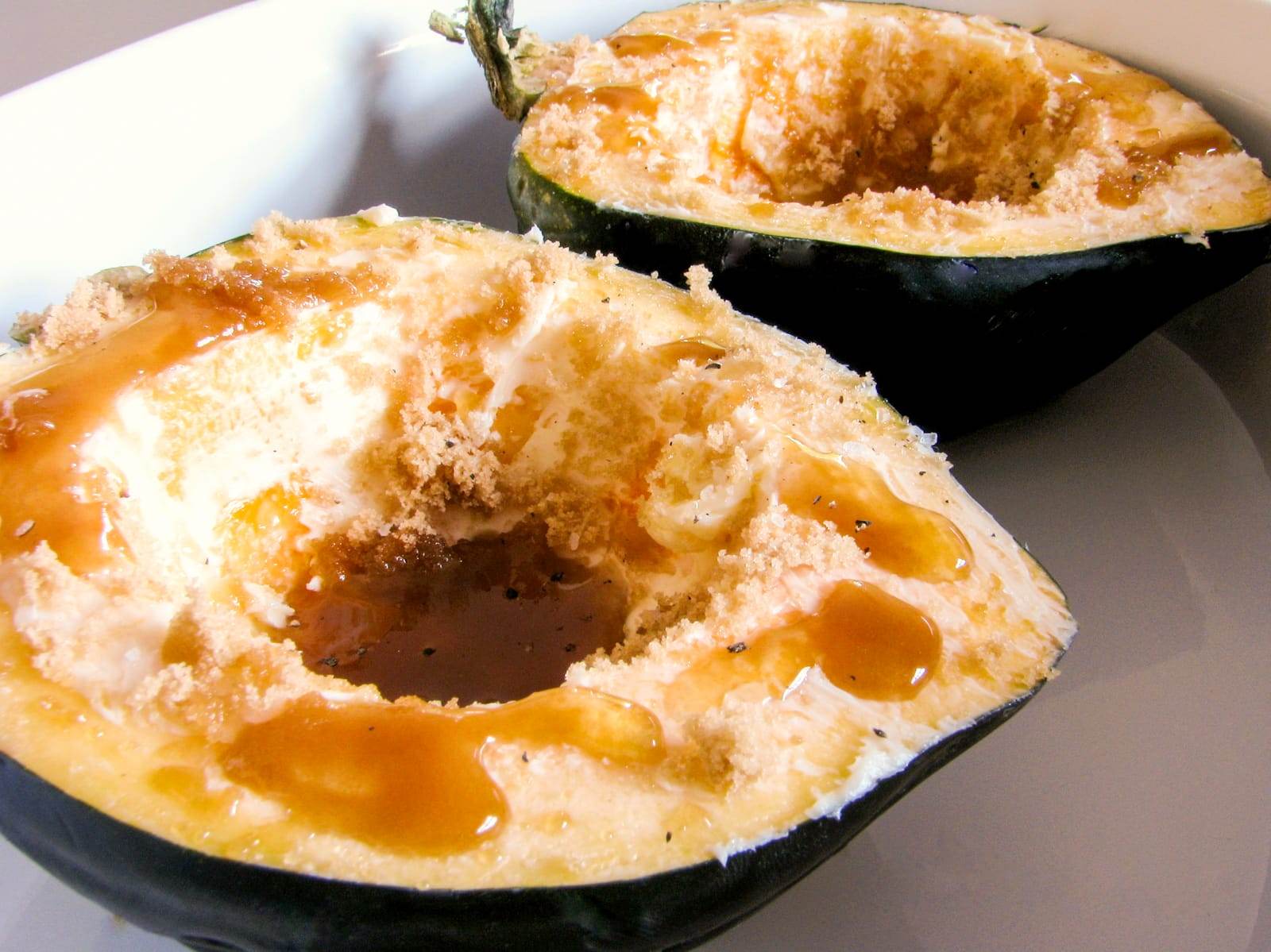 Maple and Brown Sugar Acorn Squash