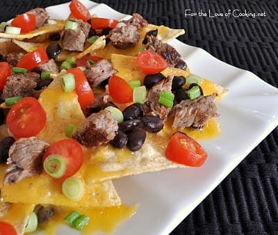 Steak and Black Bean Nachos