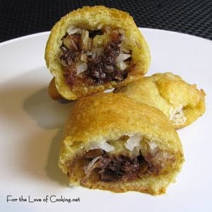 Chocolate, Coconut and Pecan Crescent Rolls