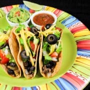 Ground Beef and Black Bean Tacos