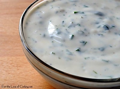 Creamy Low Fat Buttermilk Basil Dressing