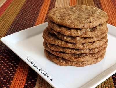 Spicy Oatmeal Crisps