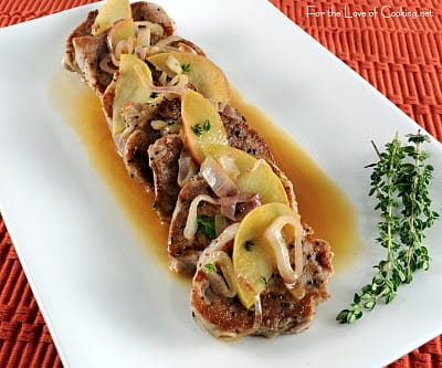 Spiced Pork Tenderloin with Sautéed Apples