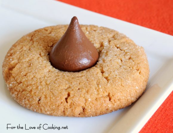 Peanut Butter Chocolate Kiss Cookies