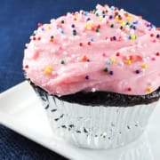 Super Moist Chocolate Cupcakes with Vanilla Buttercream Frosting