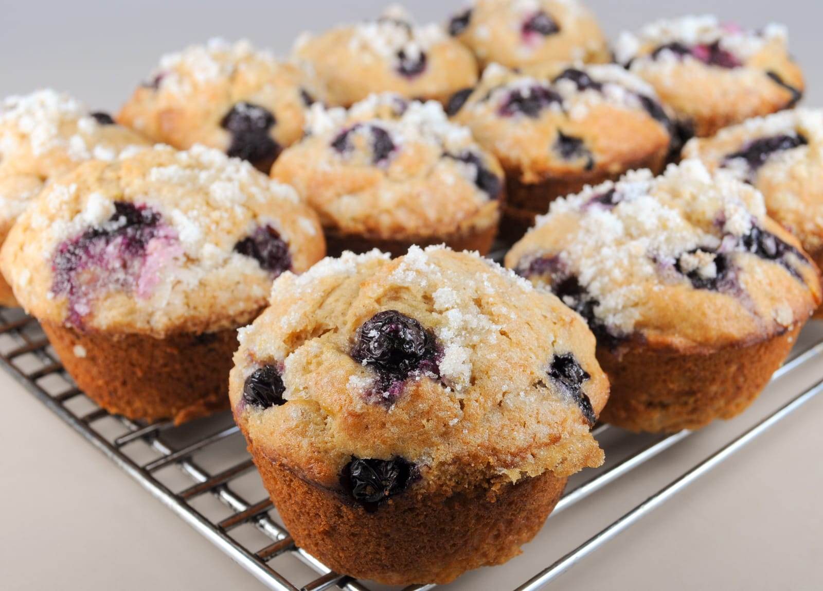 Banana, Blueberry, and Lemon Muffins