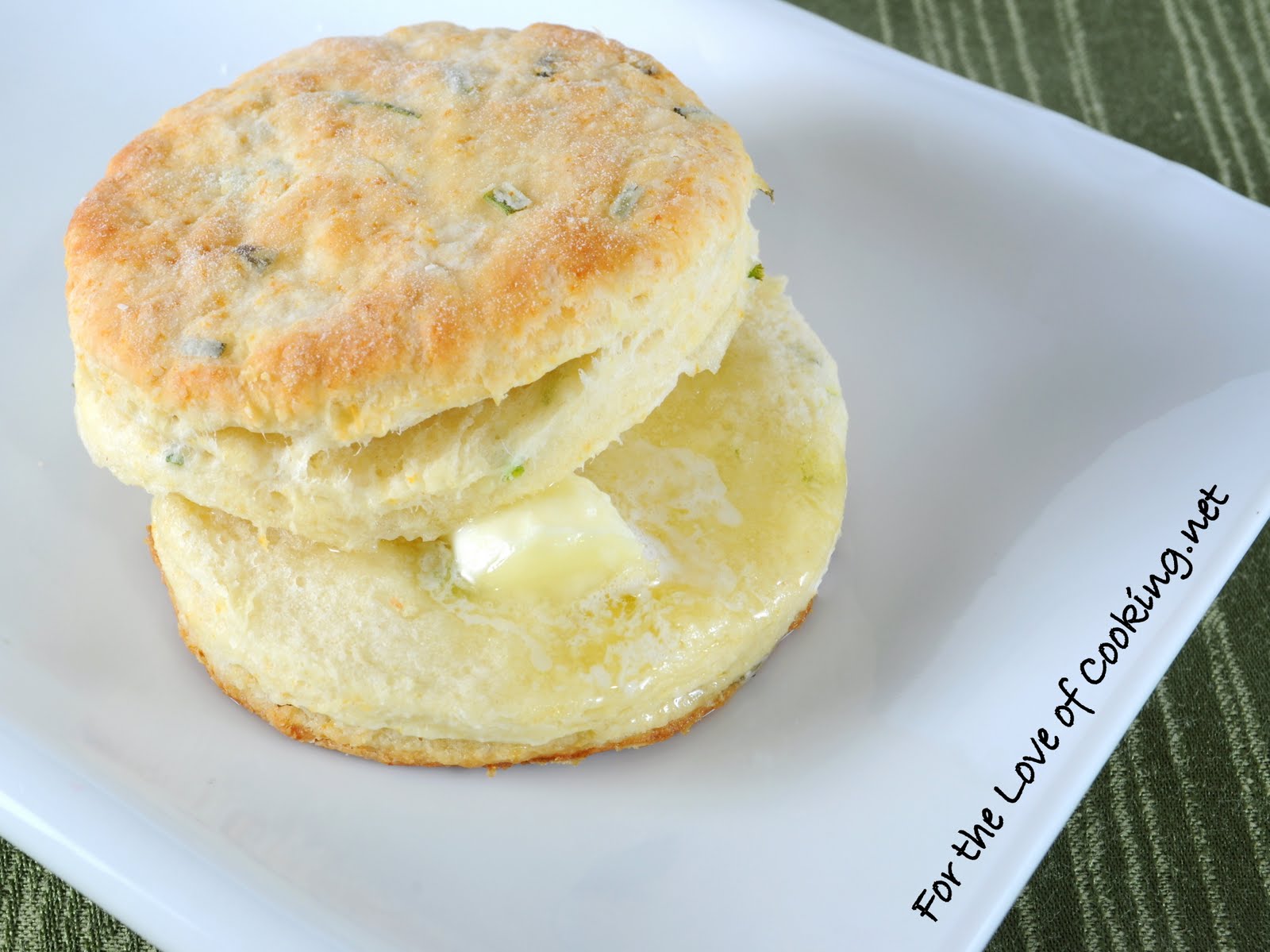 Flaky Buttermilk and Chive Biscuits