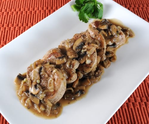 Pork Medallions Smothered in a Mushroom and Shallot Gravy | For the ...