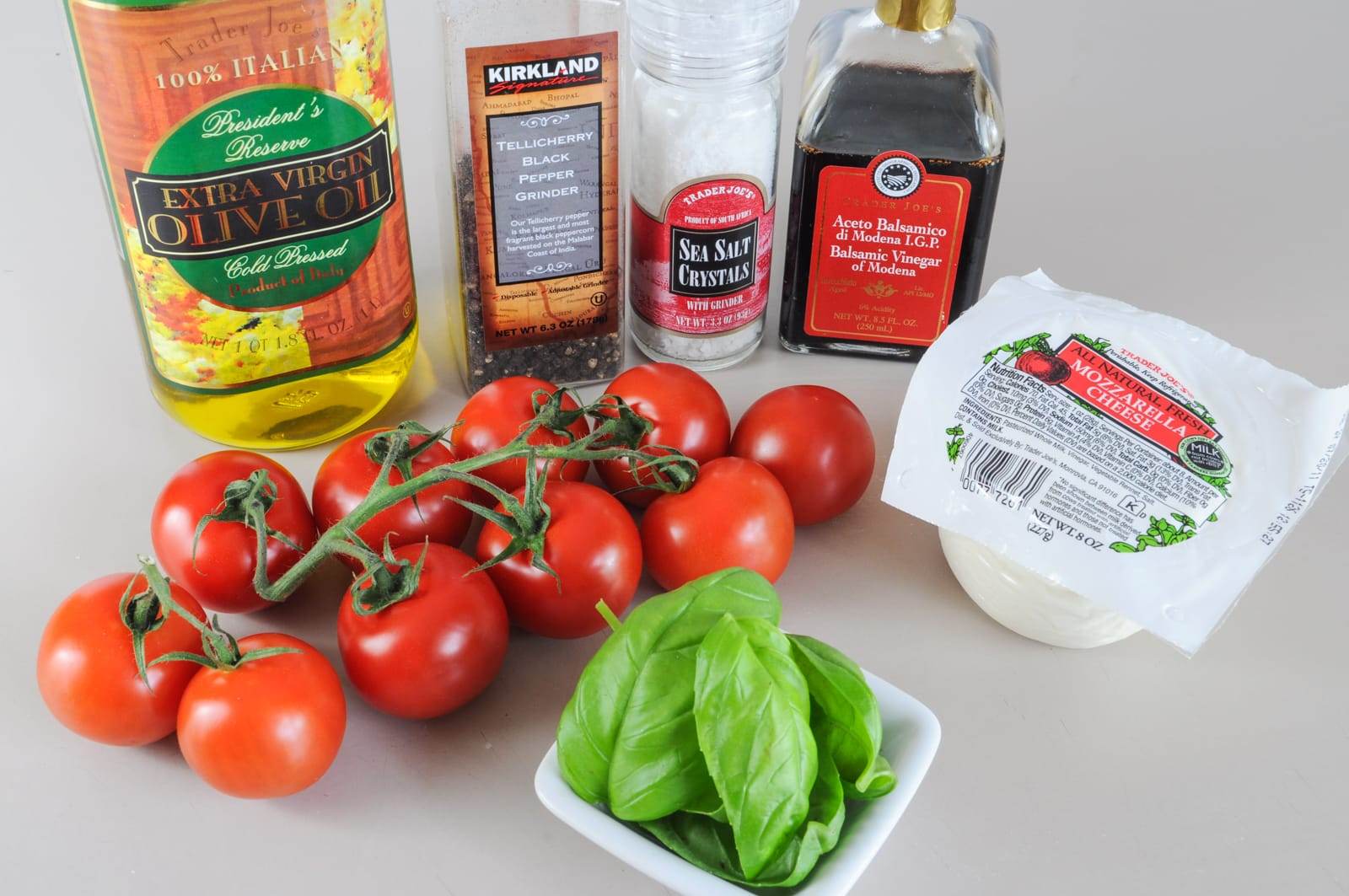 Roasted Tomato Caprese Salad