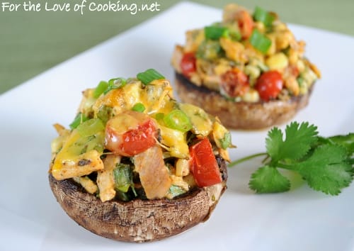 Southwestern Stuffed Portobello Mushrooms