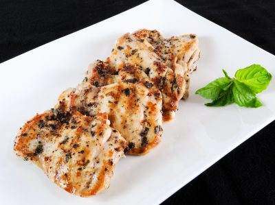 Basil Marinated Chicken Thighs