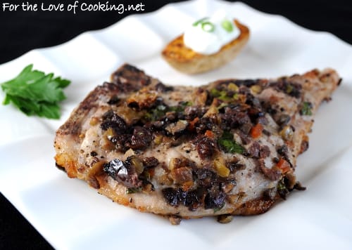 Tapenade Pork Chops