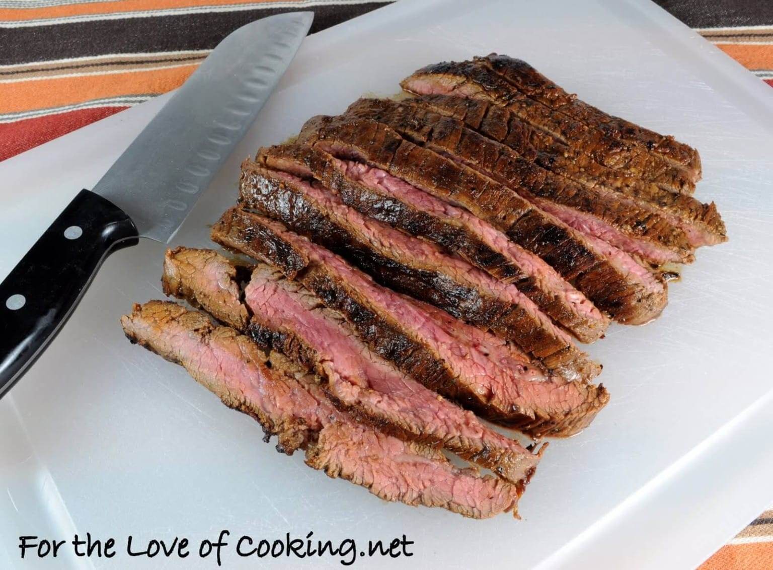 Soy and Honey Marinated Flank Steak For the Love of Cooking