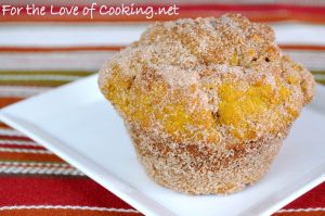 Baked Pumpkin Donut Muffins