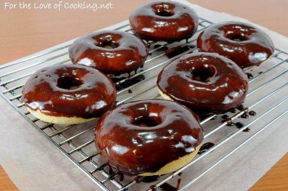 Baked Donuts with Chocolate Glaze