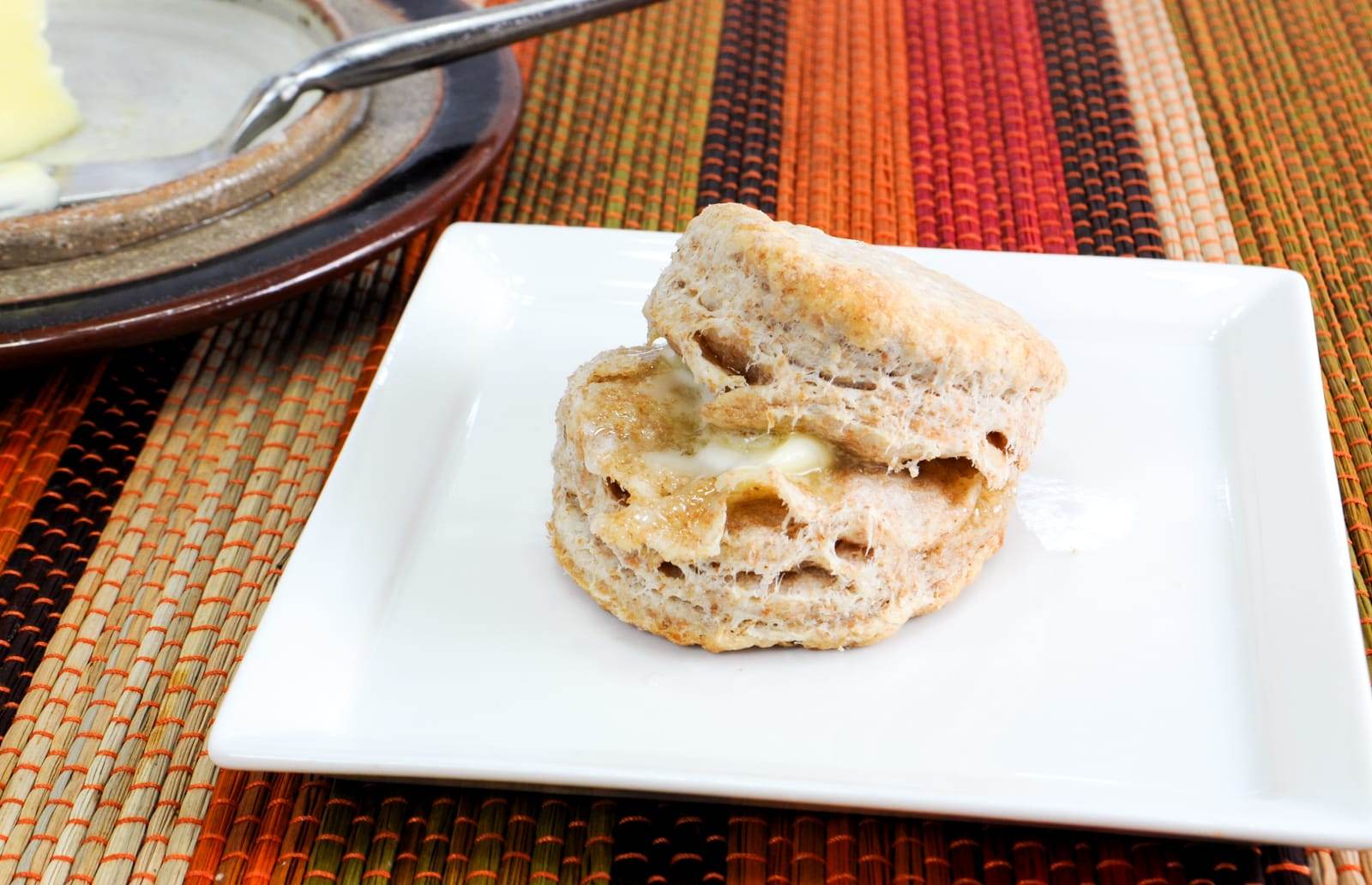 Flaky Whole Wheat Buttermilk Biscuits