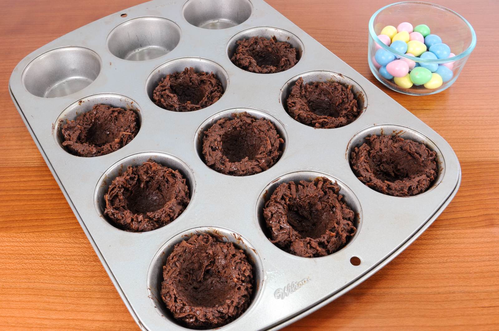 Coconut and Chocolate Nests