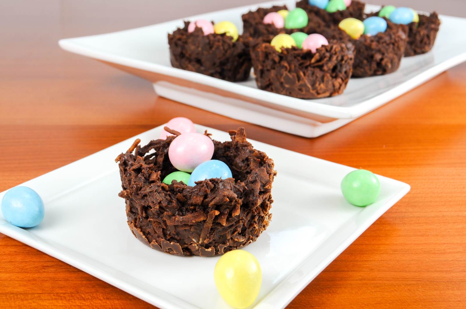 Coconut and Chocolate Nests