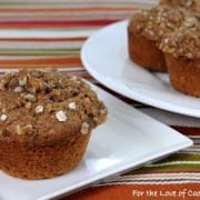 Spiced Apple Cider Muffins with Streusel Topping
