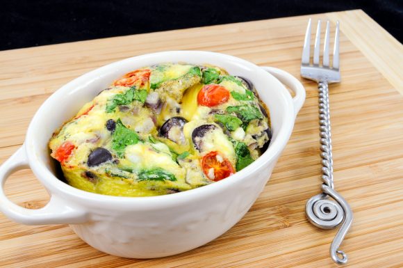 Mediterranean Baked Mini Frittata