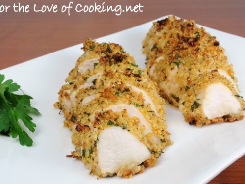 Mustard Herb Panko Crusted Chicken Breasts For The Love Of Cooking