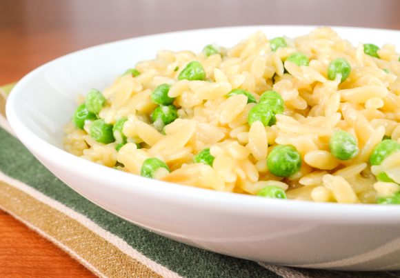 Orzo with Peas and Parmesan