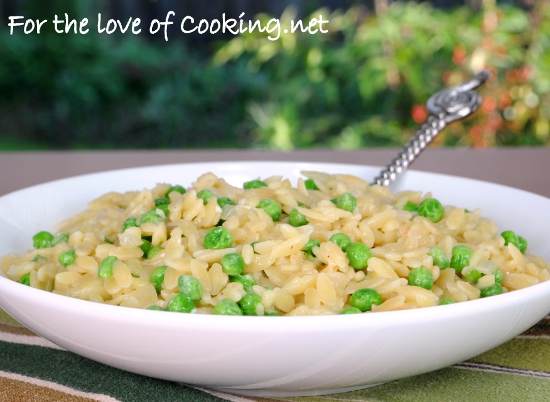 Orzo with Peas and Parmesan