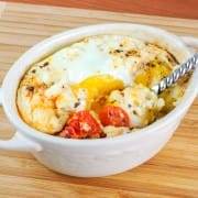 Baked Eggs in Roasted Tomatoes