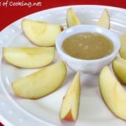 Vanilla Bean Caramel Dip with Sliced Apples