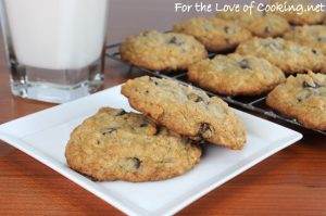 Granola Cookies with Chocolate Chips & Coconut