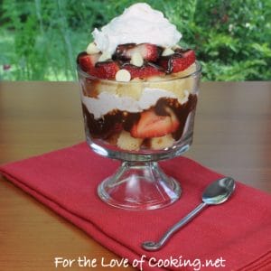 Strawberry & Chocolate Shortcake Parfait