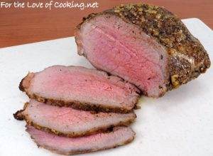 Garlic Crusted Roast Beef