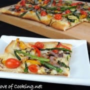 Grilled Vegetable and Smoked Fontina Pizza