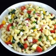Pasta Salad with Tomatoes, Zucchini, and Feta