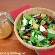 Mixed Green Salad with an Italian Vinaigrette