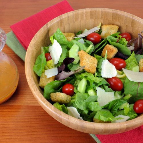 Mixed Green Salad with an Italian Vinaigrette