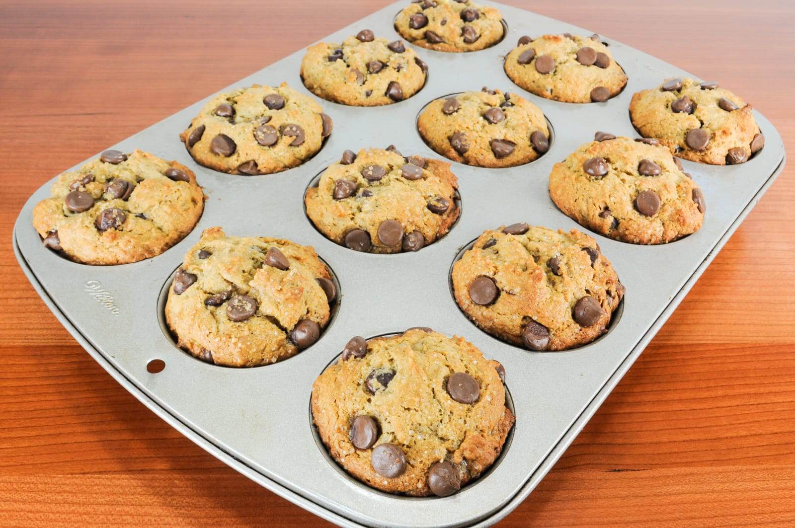 Banana Peanut Butter Chocolate Chip Muffins